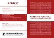 hÃ¶stens pedagogiska program riktat mot skolor - Virserums Konsthall