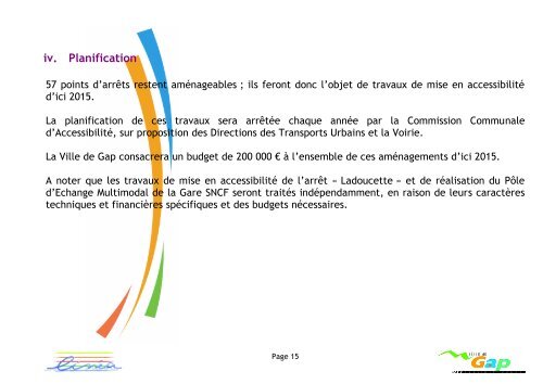 SchÃ©ma Directeur d'AccessibilitÃ© des Transports ... - Ville de Gap