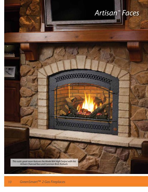 GreenSmartâ¢ 2 Gas Fireplaces