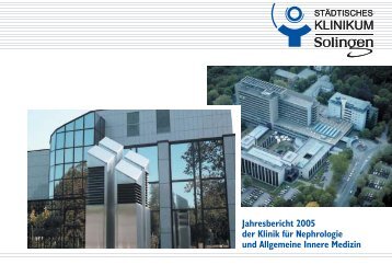 Ergebnisse 2005 - Städtisches Klinikum Solingen