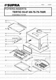 foyers-inserts tertio 55-67-69-76-79-760r - Pieces-de-poele.com