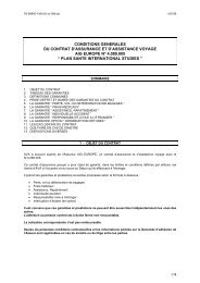 CONDITIONS GENERALES DU CONTRAT D ... - Smeno