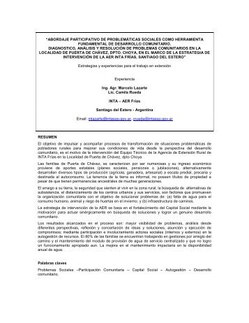 abordaje participativo de problemáticas sociales ... - aader.org.ar