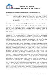 Delibera - Azienda Ospedaliera di Padova