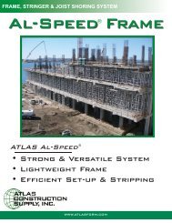 Al-Speed 8 x 11.indd - Atlas Construction Supply, Inc