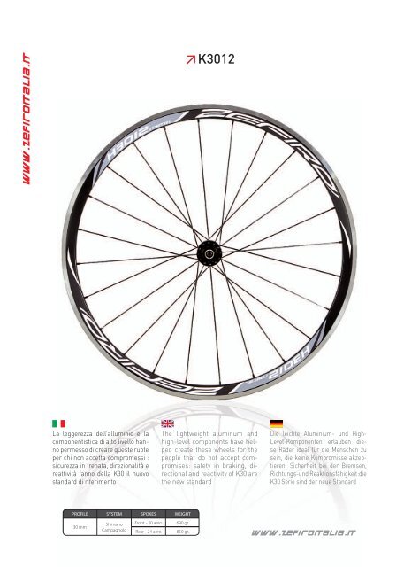 Catalogo 2012.pdf - Ruote Amatoriali