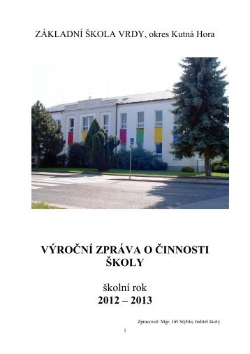 Výroční zpráva o činnosti - školní rok 2011/12