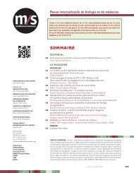 SOMMAIRE - Sites Inserm