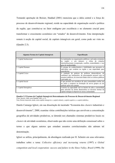 uma anÃ¡lise urbano-regional baseada em cluster ... - Dados e Fatos