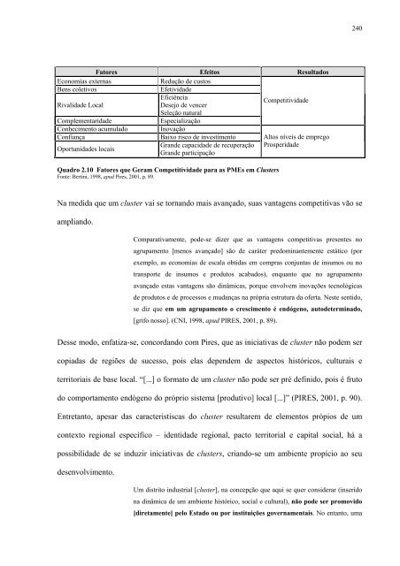 uma anÃ¡lise urbano-regional baseada em cluster ... - Dados e Fatos