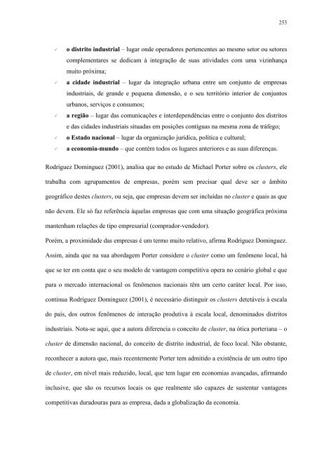 uma anÃ¡lise urbano-regional baseada em cluster ... - Dados e Fatos