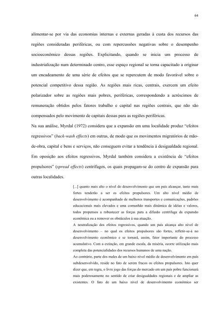 uma anÃ¡lise urbano-regional baseada em cluster ... - Dados e Fatos