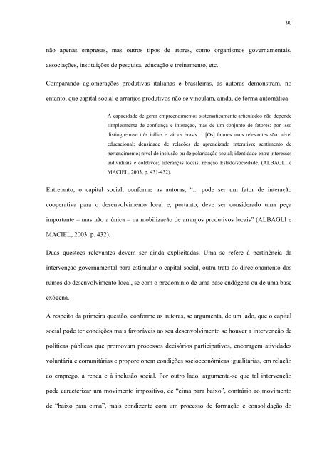 uma anÃ¡lise urbano-regional baseada em cluster ... - Dados e Fatos