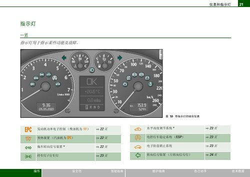 奥迪A6 使用说明书