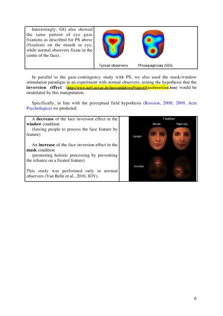 Eye gaze fixations and gaze-contingency during face perception - UCL