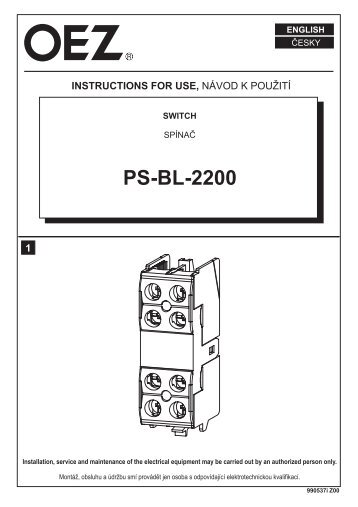 Schalter - PS-BL-2200