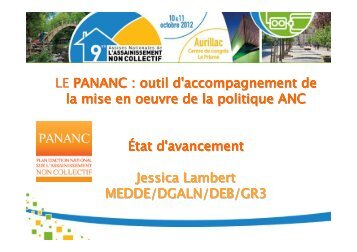 Ouvrir - 10e Assises Nationales de l'Assainissement Non Collectif