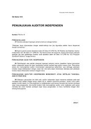 PENUNJUKAN AUDITOR INDEPENDEN