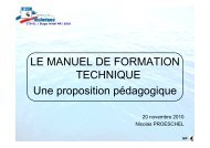 LE MANUEL DE FORMATION TECHNIQUE Une ... - ffessm