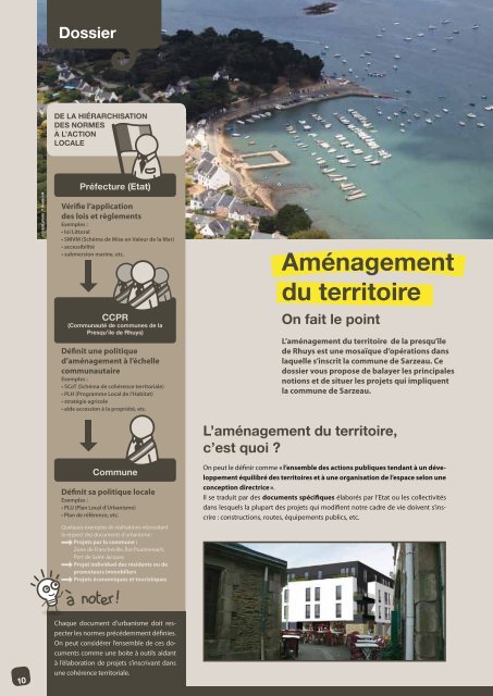 aménagement du territoire - Sarzeau