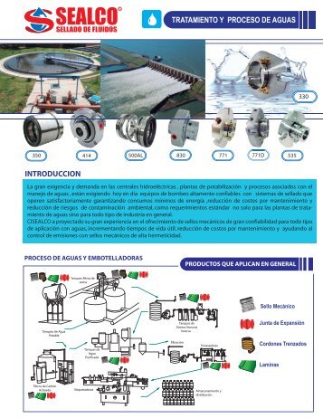 Sellos mecanicos de agua