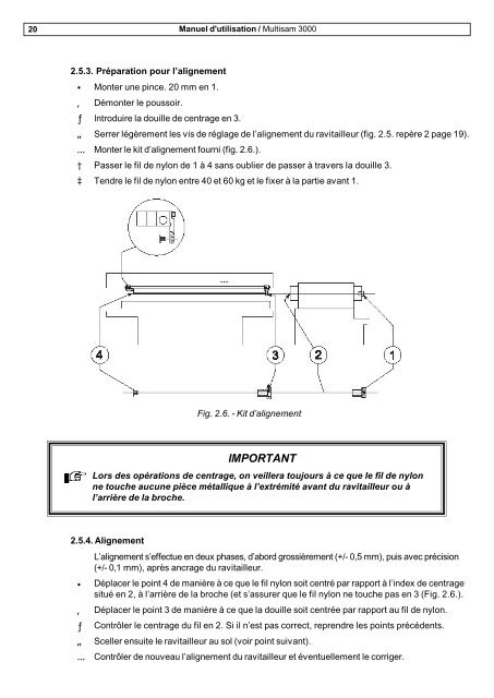 MULTISAM 3000 Manuel d'utilisation - Doga