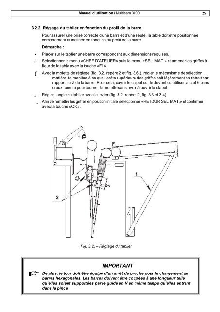 MULTISAM 3000 Manuel d'utilisation - Doga