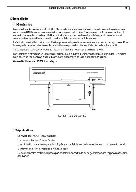 MULTISAM 3000 Manuel d'utilisation - Doga