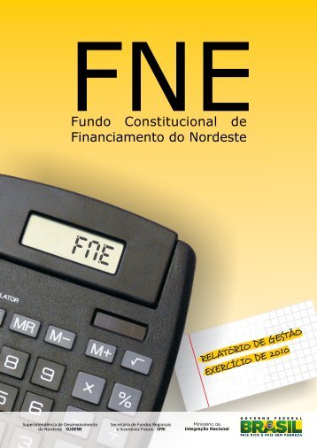 RelatÃ³rio de GestÃ£o FNE 2010 - Sudene