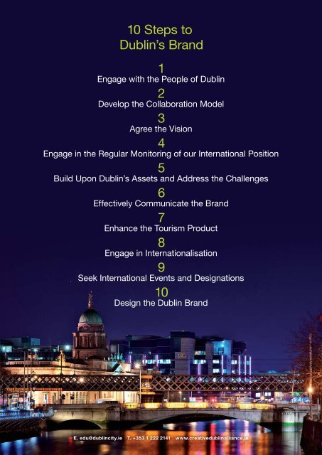 CDA – A Roadmap for Branding Dublin 2012 – A Discussion Paper