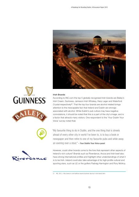 CDA – A Roadmap for Branding Dublin 2012 – A Discussion Paper