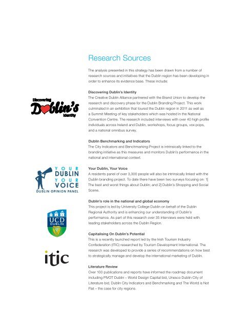 CDA – A Roadmap for Branding Dublin 2012 – A Discussion Paper