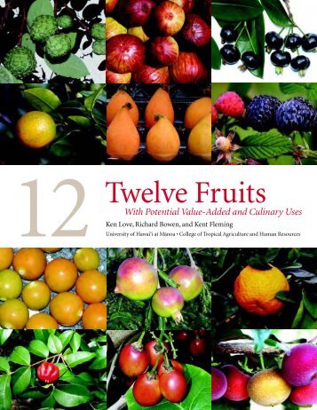 12 Twelve Fruits - College of Tropical Agriculture and Human ...