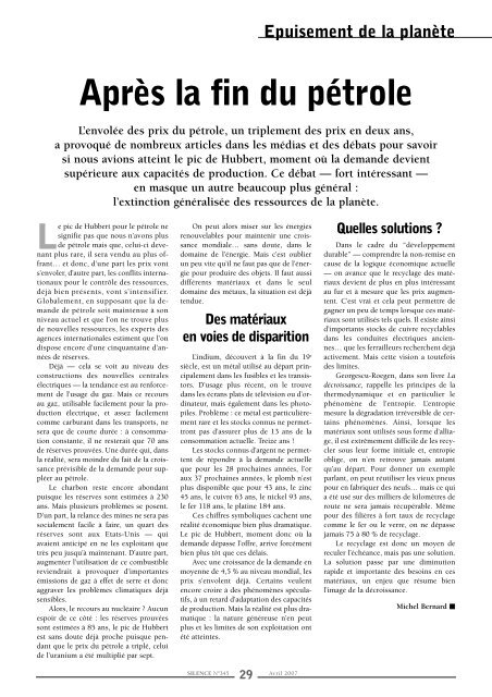 tÃ©lÃ©chargement en PDF ici. - Silence