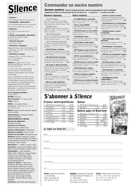 tÃ©lÃ©chargement en PDF ici. - Silence