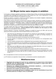 Appel Ã  mobilisation, tract intersyndical du 10 novembre ... - cgt-insee
