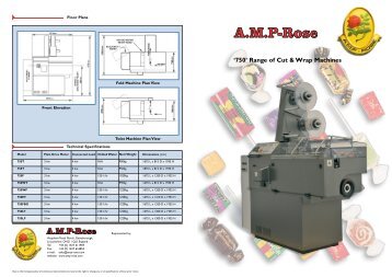 AMP-Rose '750' Range of Cut & Wrap Machines - TradeKey