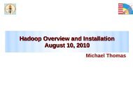 Hadoop + Rocks Integration - TWiki