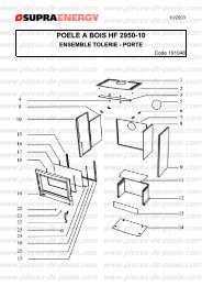 POELE A BOIS HF 2950-10 - Pieces-de-poele.com