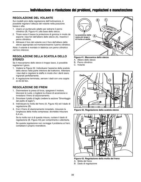 YT2350 4WD - Manuale d'uso