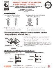 Montaje del tef seal - sealco sa