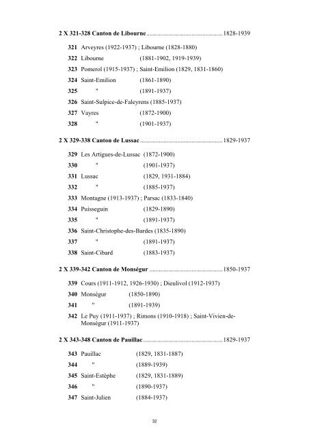 Note sur le classement des papiers de - Archives dÃ©partementales ...