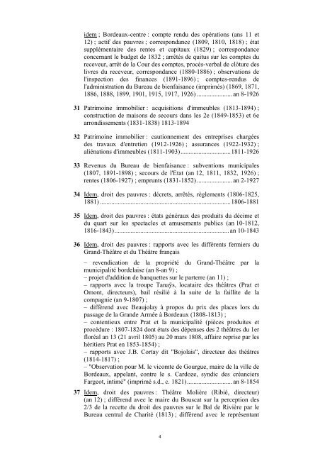 Note sur le classement des papiers de - Archives dÃ©partementales ...