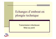 Echanges d'embout en plongÃ©e technique - ffessm