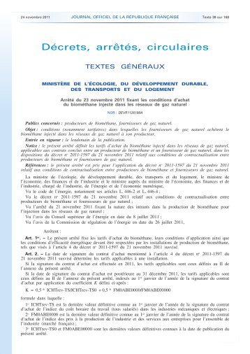 Journal officiel de la RÃ©publique franÃ§aise - NÂ° 272 du 24 ... - Fnccr