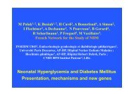 Neonatal Hyperglycemia and Diabetes Mellitus Presentation ...