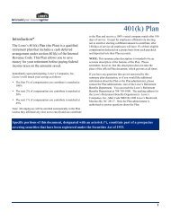 401(k) Plan - My Lowe's Life