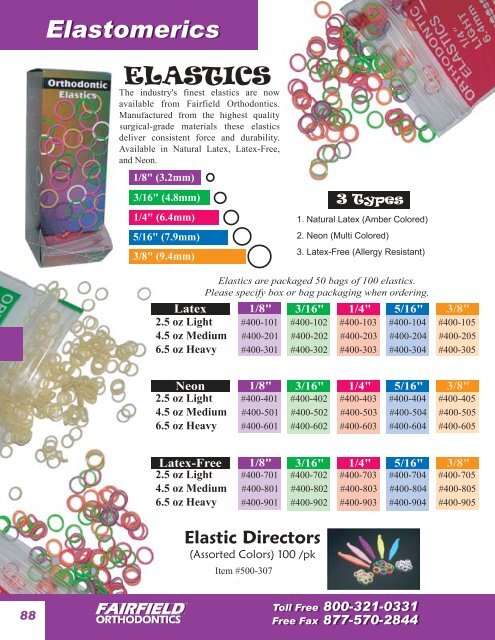 7-Elastomerics.pfd - Fairfield Orthodontics