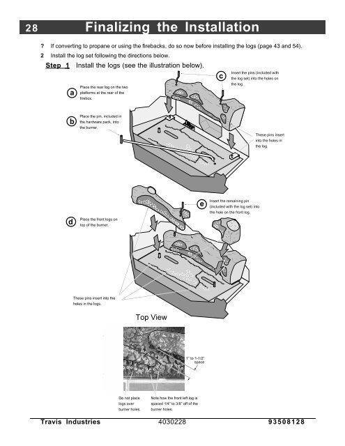 36 DV XL Owner's Manual - Travis Industries Dealer Services Login ...