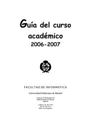 GuÃ­a del curso acadÃ©mico - Facultad de InformÃ¡tica de la ...